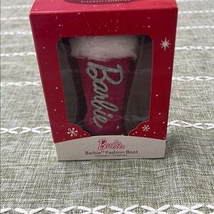 Barbie Red and White Fashion Boot Ornament